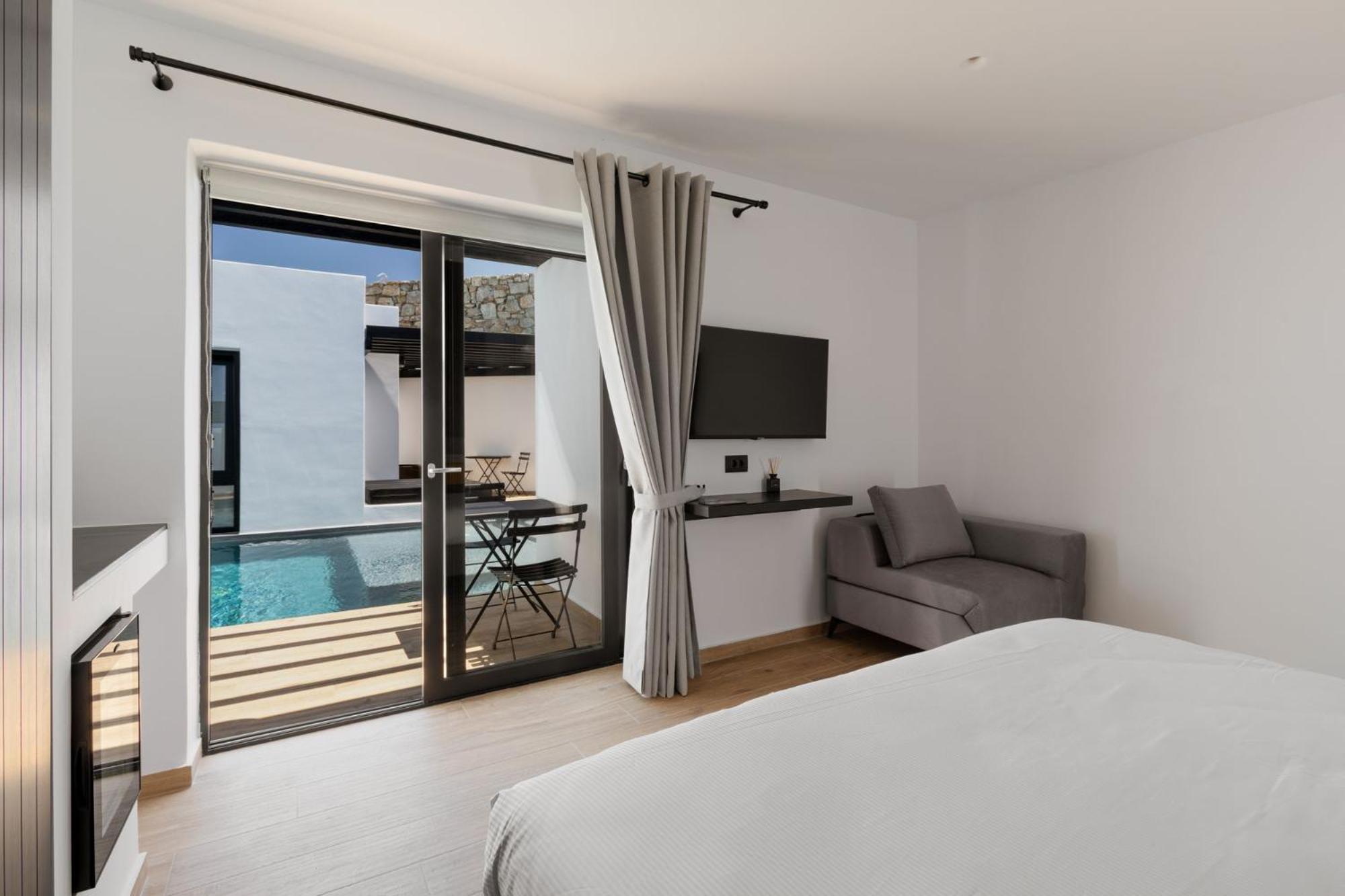 Laguna Suites In Mazera Mykonos Mykonos Town Zewnętrze zdjęcie
